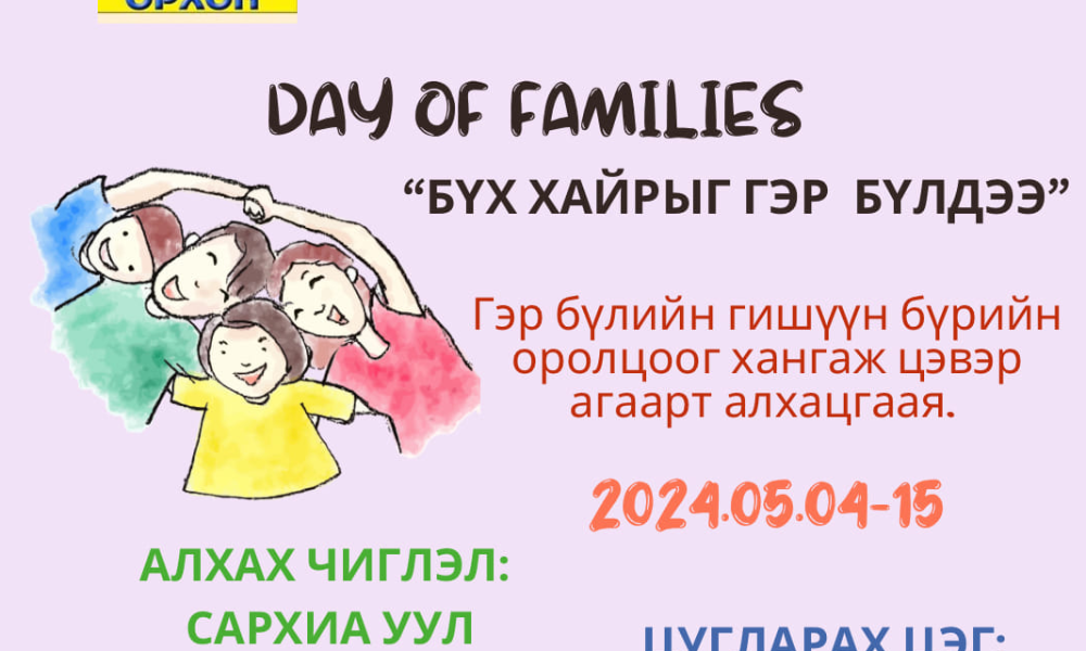 ГЭР БҮЛИЙН АЛХАЛТ 